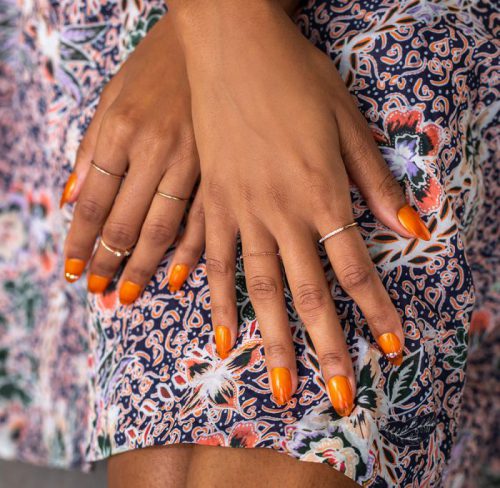 Desert Glow Rebecca Minkoff X imPRESS Press on Manicure, Impress press on nails 2020