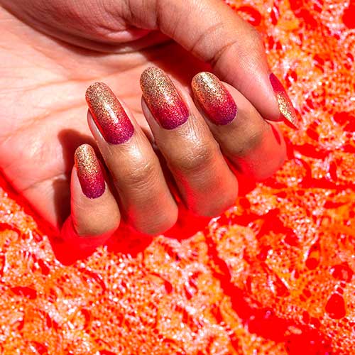 Sunset Boulevard color street nail polish strips for summer 2020!