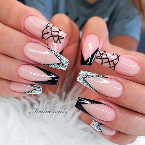 Stunning V French Tip Nails Designs Cute Manicure