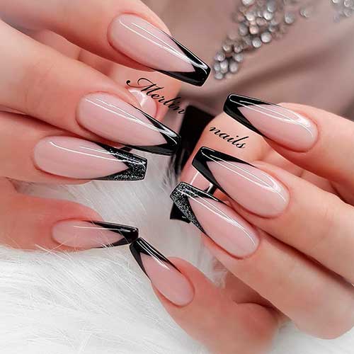 Stunning V French Tip Nails Designs Cute Manicure