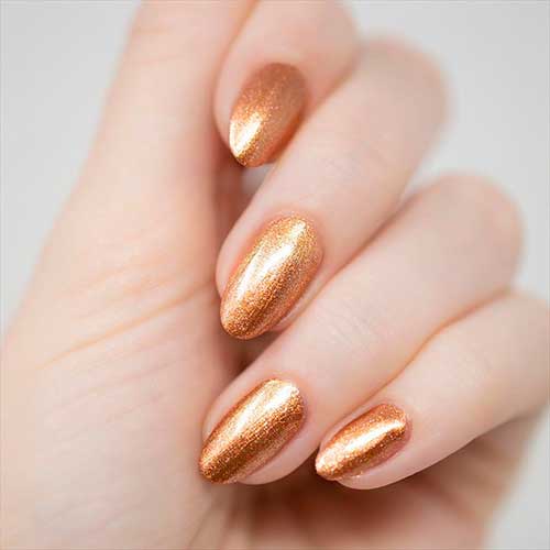 Cute fall nails 2020 with soleil zoya metallic nail polish from zoya luscious fall 2020 collection!