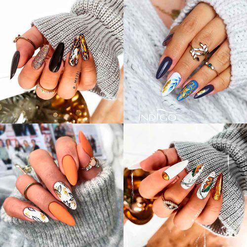 The Cutest Fall Nails Almond-Shaped for Autumn Season The Cutest Fall Nails Almond-Shaped for autumn season with gorgeous fall color nails