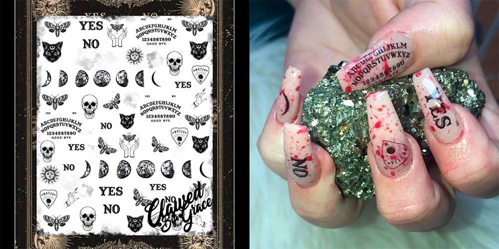 Bloody nails with halloween nail decals and know how long do nail decals last! Bloody nails with halloween nail decals and know how long do nail decals last!
