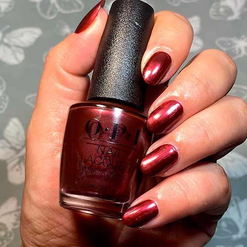 Cute Christmas nails with OPI Dressed to the Wines from OPI Shine Bright Nail Lacquer Holiday Collection 2020 Cute Christmas nails with OPI Dressed to the Wines from OPI Shine Bright Nail Lacquer Holiday Collection 2020