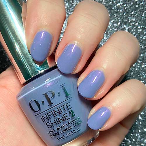 Light purple nails with Galleria Vittorio Violet nail polish from OPI infinite shine Muse of Milan Fall Manicure 2020 Light purple nails with Galleria Vittorio Violet nail polish from OPI infinite shine Muse of Milan Fall Manicure 2020