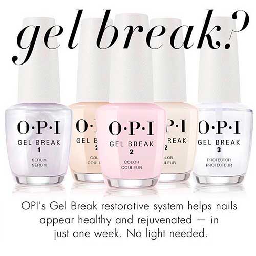 OPI 3 Step Gel Break Treatment System 3 Step OPI Gel Break Treatment System