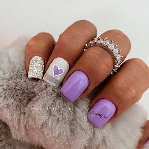 Pretty Purple Nails Designs For Inspiration Cute Manicure