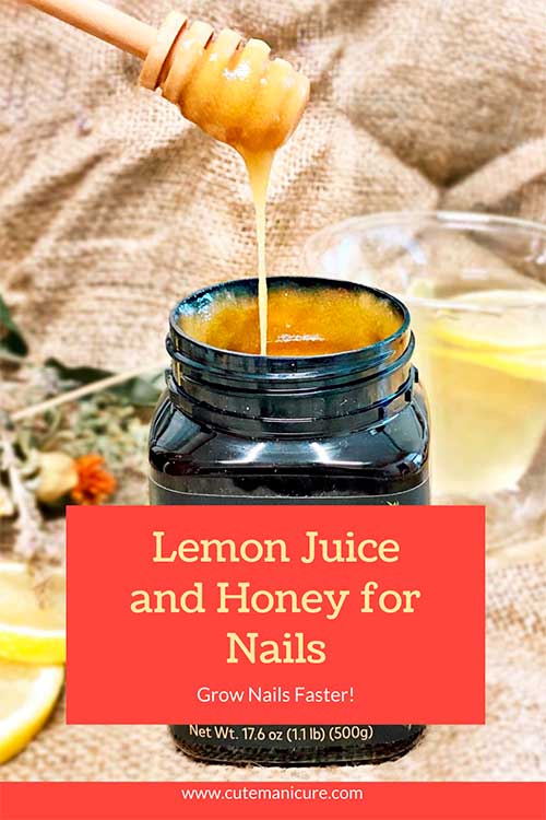 Lemon Juice and Honey for Nails one of the best home remedies for nail growth!