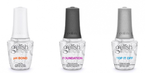 Gelish Application Essentials: pH bond nail prep, foundation, top it off sealer gel Gelish Application Essentials: pH bond nail prep, foundation, top it off sealer gel