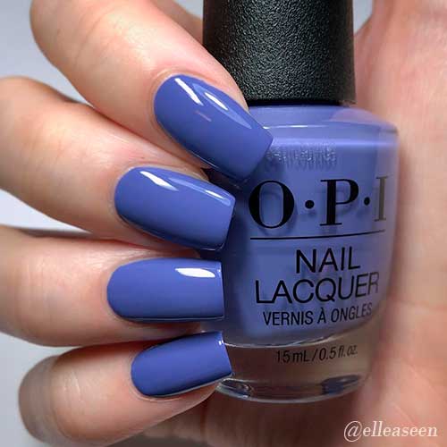 Unique spring nails 2021 with the dusty blurple OPI nail polish Oh You Sing, Dance, Act, and Produce?