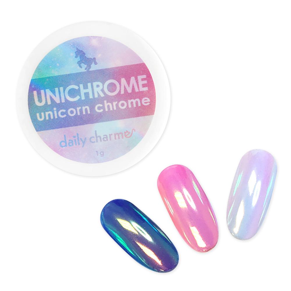 Daily Charme UnichromeAurora Unicorn Chrome nail Powder