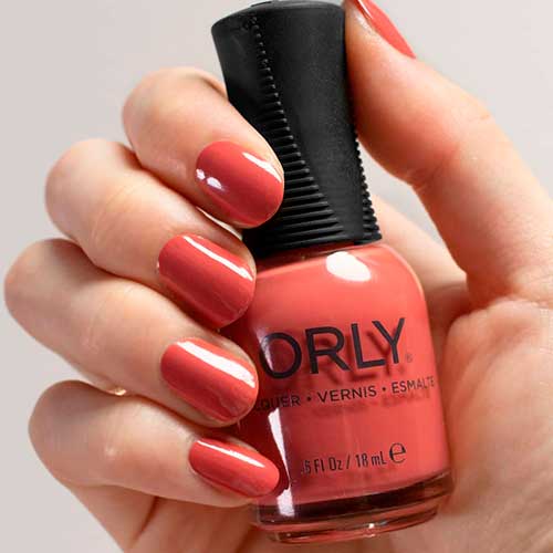 Orly nail polish 2021 Can You Dig It with terracotta crème color shade for unique spring nails!