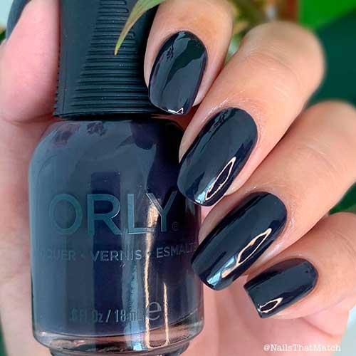 Unique deep plum nails 2021 with orly nail polish 2021 Feeling Foxy it’s a deep plum creme polish!