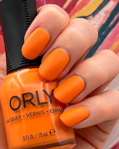 Unique spring orange nails 2021 with orly nail polish 2021 Kitsch You Later it’s a Warm orange nail polish Unique spring orange nails 2021 with orly nail polish 2021 Kitsch You Later it’s a Warm orange nail polish