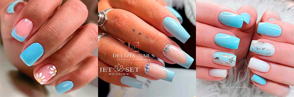 Cute Light Blue Nails You'll Love to Try