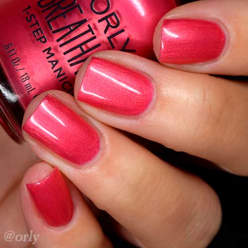 Orly breathable coral gold nail polish with shimmer “All Dahlia’d Up” from super bloom collection 2021! Orly breathable coral gold nail polish with shimmer “All Dahlia’d Up” from super bloom collection 2021!