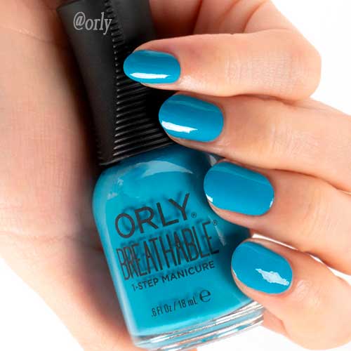 Stunning blue sky nail polish from Orly breathable super bloom collection for unique summer and spring nails 2021! Stunning blue sky nail polish from Orly breathable super bloom collection for unique summer and spring nails 2021!