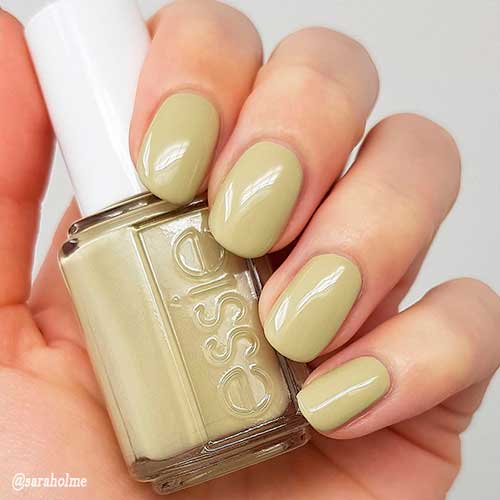 Essie nail polish Cacti on the Prize one of the best spring nail colors 2021