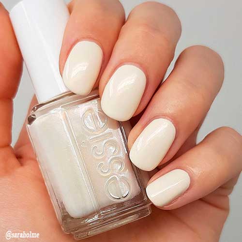 Get Oasis Essie Nail Polish a fresh, airy white pearl nail polish with a hint of warmth