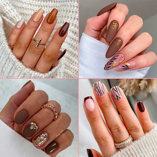 Fall Brown Nails 2022