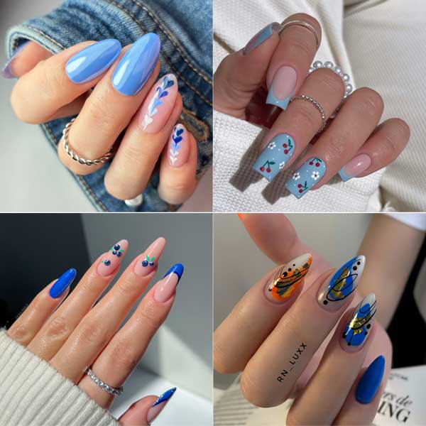 15 Enchanting Blue Nails Ideas to Elevate Your Manicure Game
